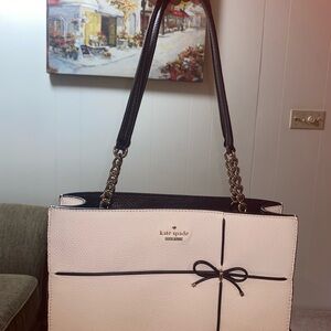 Kate Spade Black and Cream Tote Bag